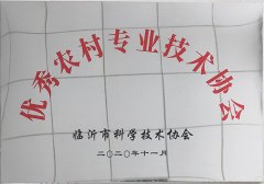 2020年11月，九间棚金银花合作社被评为全市优秀农村专业技术协会。